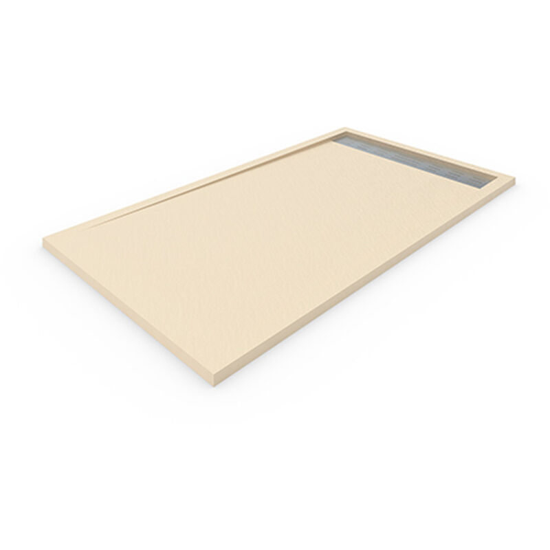 

Plato de ducha de resina DELUXE con marco 80x140 cm Beige