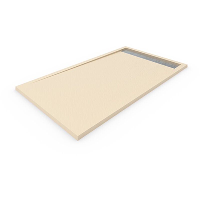 

Plato de ducha de resina DELUXE con marco 70x140 cm Beige