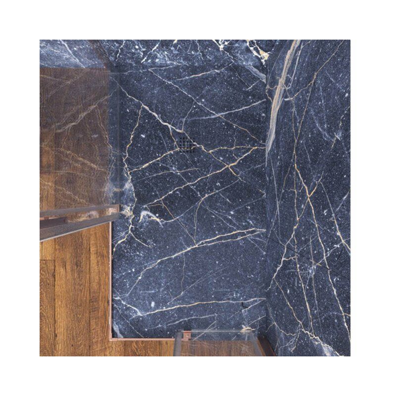 

Plato de Ducha de Resina Mineral - Efecto Mármol Mate - Antideslizante y Antibacteriano - Incluye Sifón y Rejilla (90x140 cm, Emperador Gris)