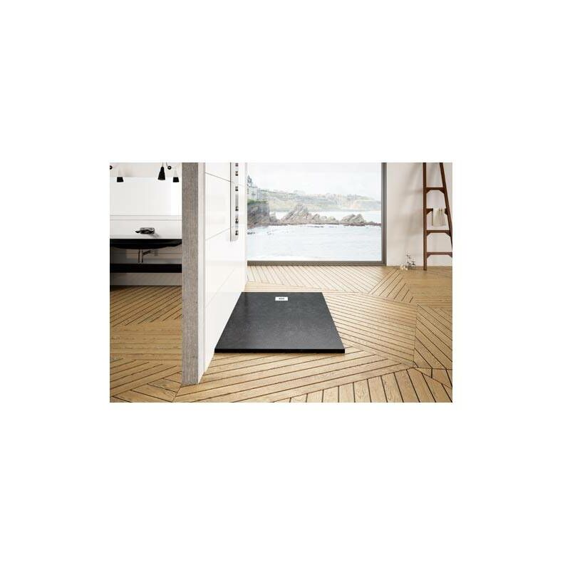 

Plato de ducha de resina 160x80-Negro
