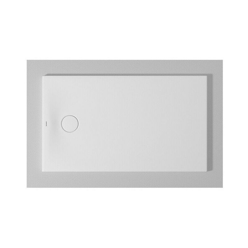 

Duravit - Plato de ducha DU Tempano. rectángulo 1200x700mm. blanco, Blanca