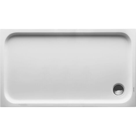 Plato de ducha Duravit D-Code, 1300x750mm, rectangular, versión