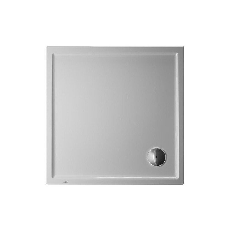 

Plato de ducha-DW STARCK SLIMLINE con antideslizante 800x800x45mm blanco
