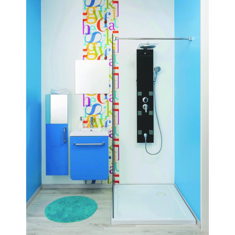 

Ondee - Plato de ducha acrilico YQUA EXTRA PLANO 90X90 Dimensiones : 90X90X5 cm