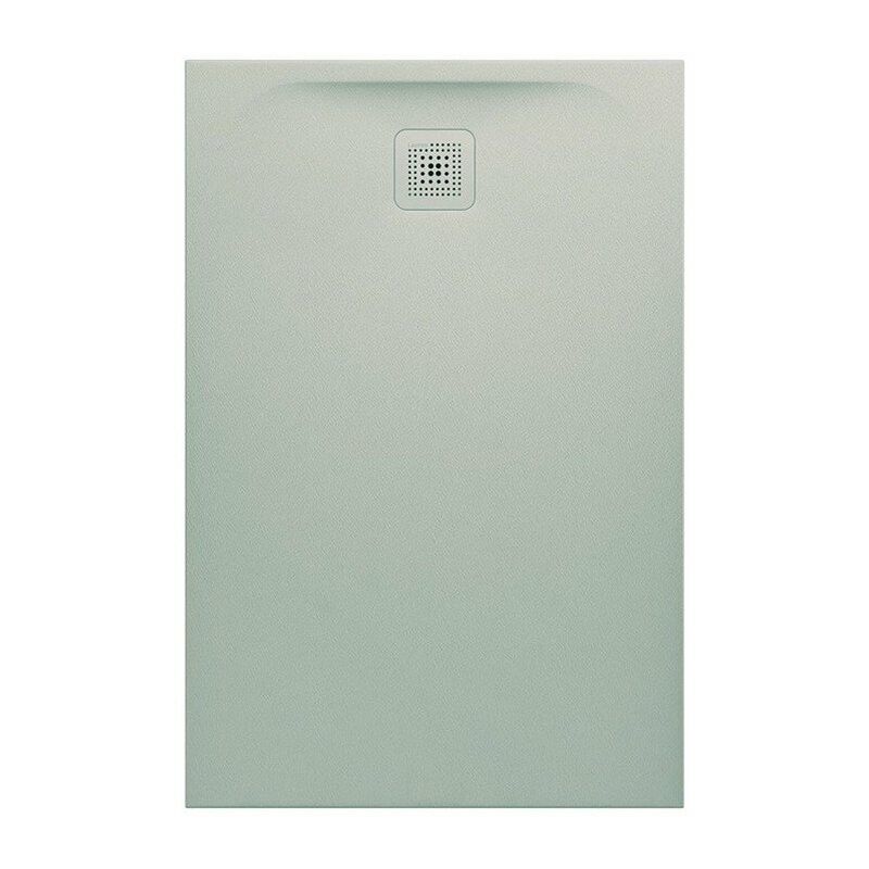 

Plato de ducha PRO, rectangular, desagüe en el lado corto 1200 x 800 x 33 mm, gris claro - Laufen