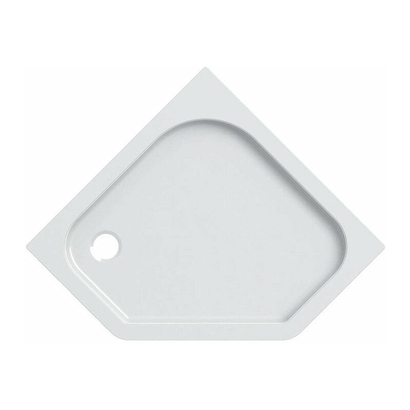 

Plato de ducha pentagonal Geberit RENOVA 900x900mm blanco