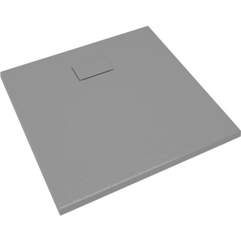 Plato de ducha plato de ducha plato de ducha plato de ducha cuarto de baño WC cuarto de ducha interior SMC 90x80 cm gris 020001974