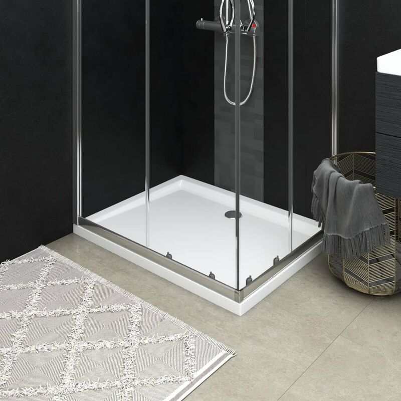 

Plato de ducha rectangular ABS 80x100 cm