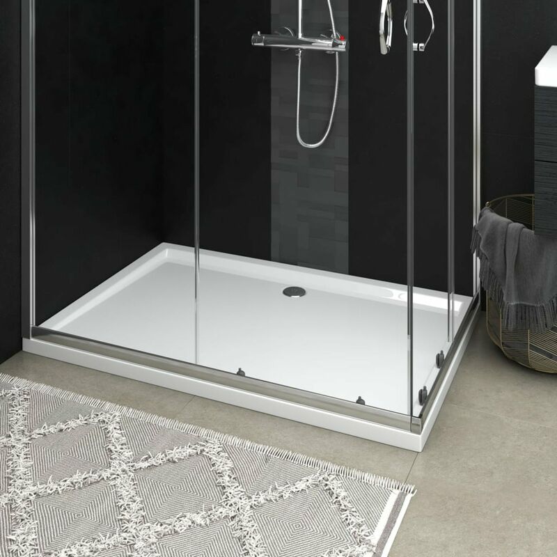 

Plato de ducha rectangular ABS 80x120 cm