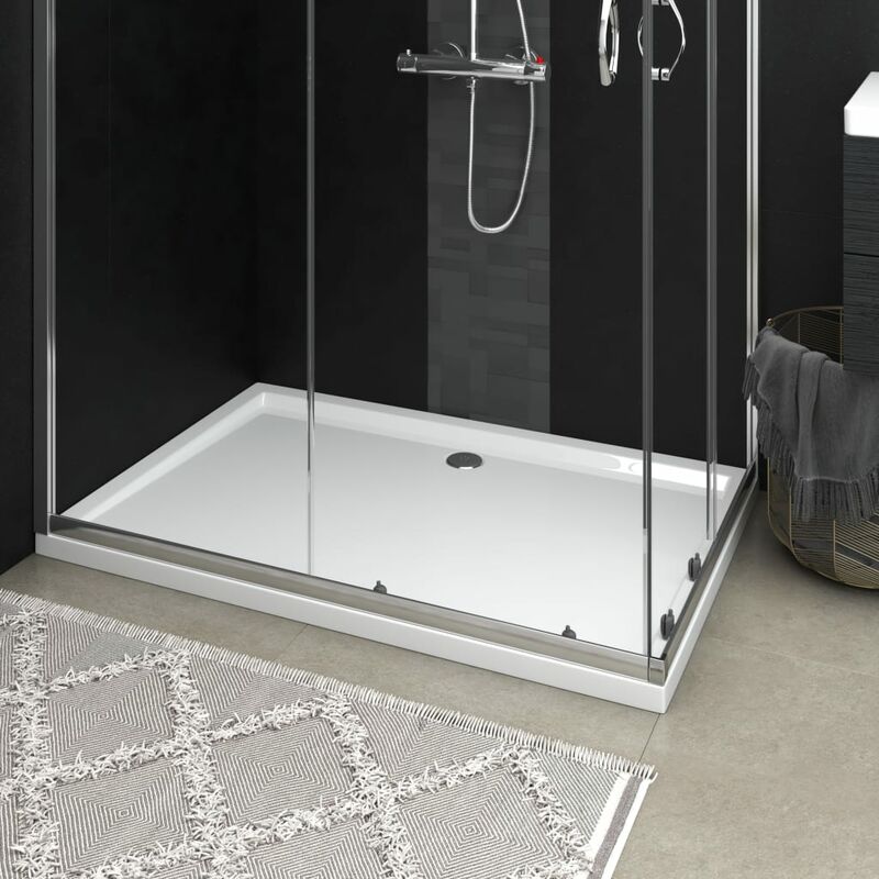 

Plato de ducha rectangular ABS 80x120 cm