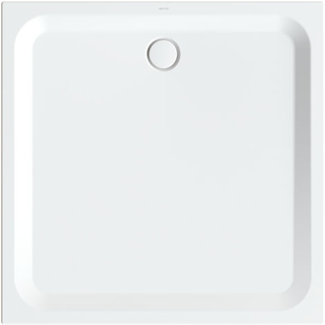 Plato de ducha rectangular BetteUltra 1300x1300x35mm, con Glaze
