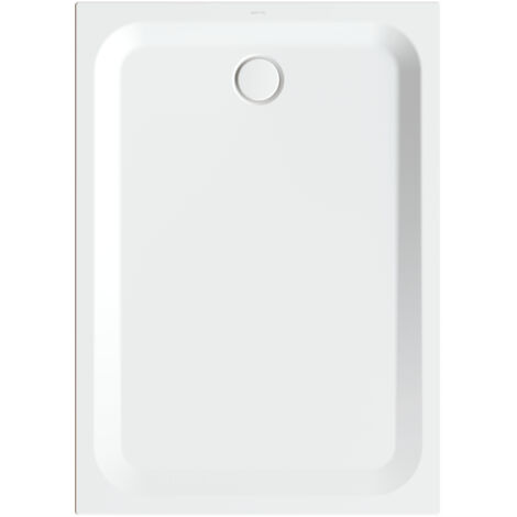 Plato de ducha rectangular BetteUltra con soporte mínimo de