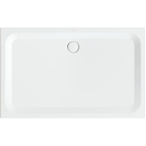 Plato de ducha rectangular BetteUltra con soporte mínimo de