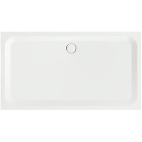 Plato de ducha rectangular BetteUltra con soporte mínimo de