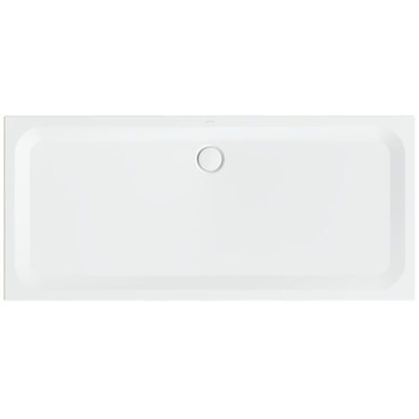 Plato de ducha rectangular BetteUltra con soporte mínimo de