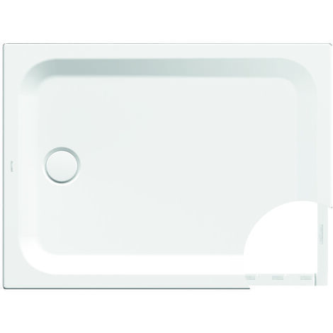 Plato de ducha rectangular BetteUltra con soporte mínimo de