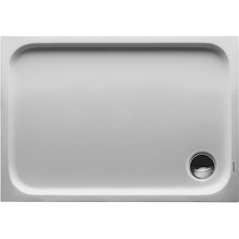 

Plato de ducha rectangular D-CODE con antideslizante blanco 1000x700x85mm