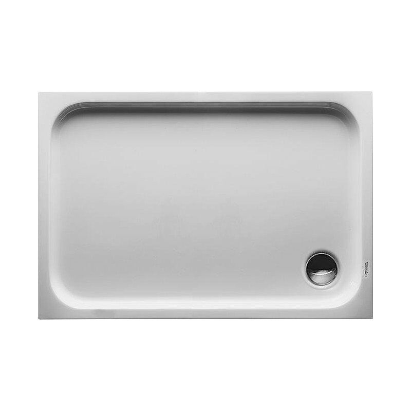 

Duravit - Plato de ducha rectangular D-CODE con antideslizante blanco 1100x750x85mm