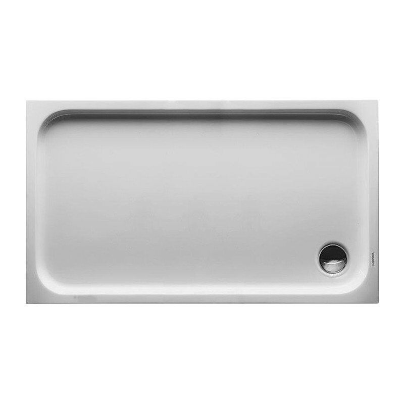 

Plato de ducha rectangular D-CODE con antideslizante blanco 1300x750x85mm