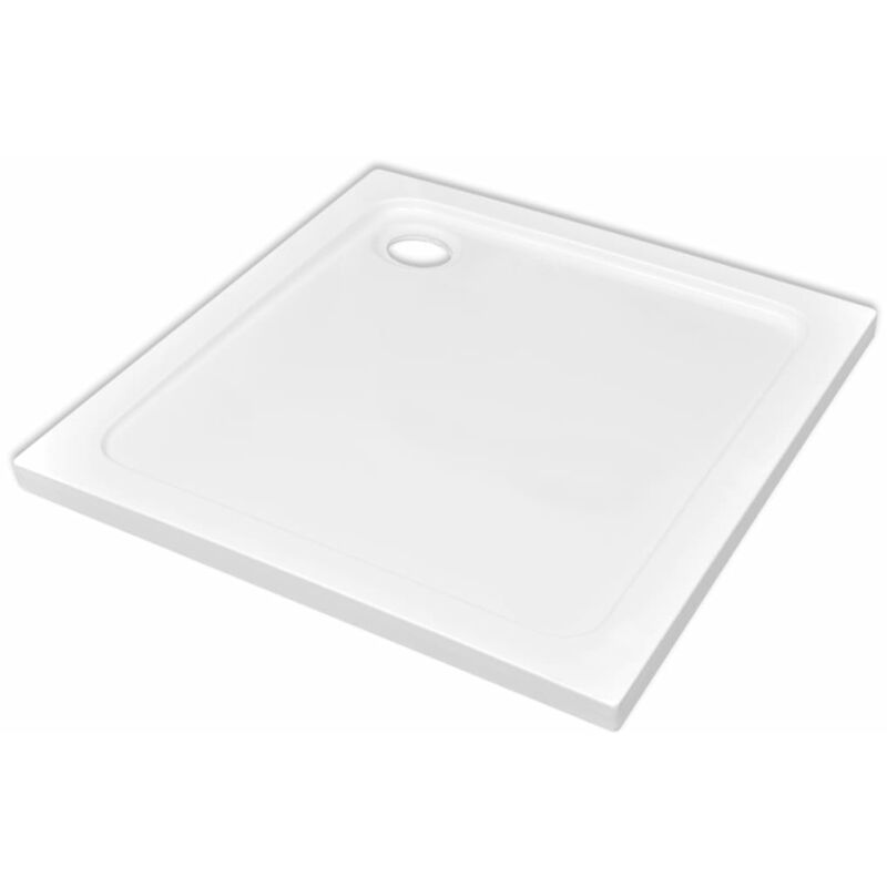 

vidaXL Plato de Ducha ABS Blanco 80x80 cm - Blanco