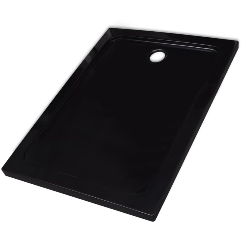 

Plato de Ducha ABS Negro 80x110 cm - Negro - Vidaxl