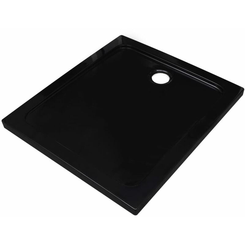 

Plato de Ducha ABS Negro 80x90 cm - Negro - Vidaxl