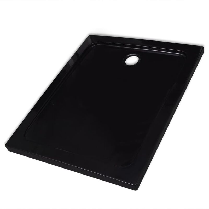 

Plato de Ducha ABS Negro 80x100 cm - Negro - Vidaxl