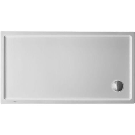 Plato de ducha rectangular Duravit Starck Slimline, 150x90 cm, blanco - 720243000000000