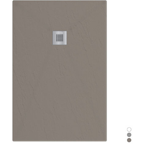 Plato de ducha rectangular Estasi - Arena 80x100 cm