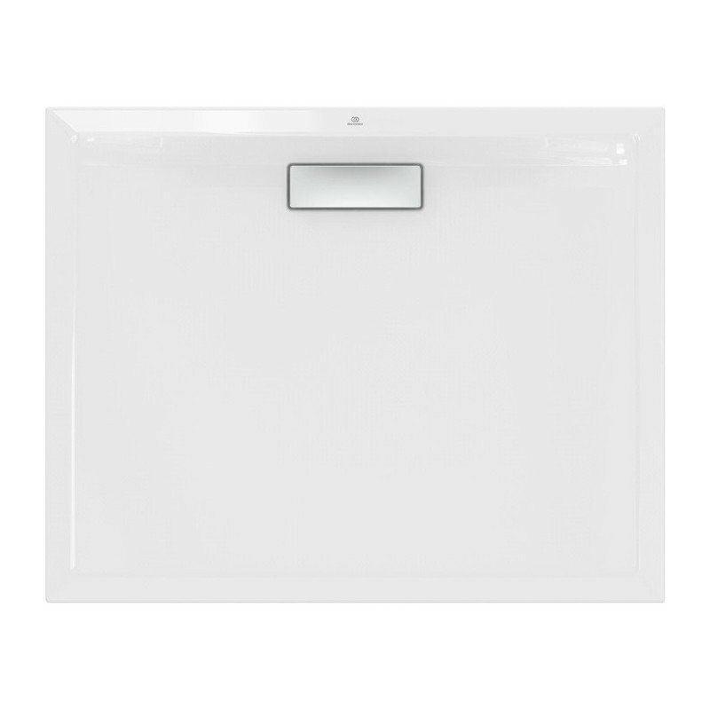 

Plato de ducha rectangular ULTRA FLAT NEW 1000 x 800 x 25 mm blanco STANDARD - Ideal