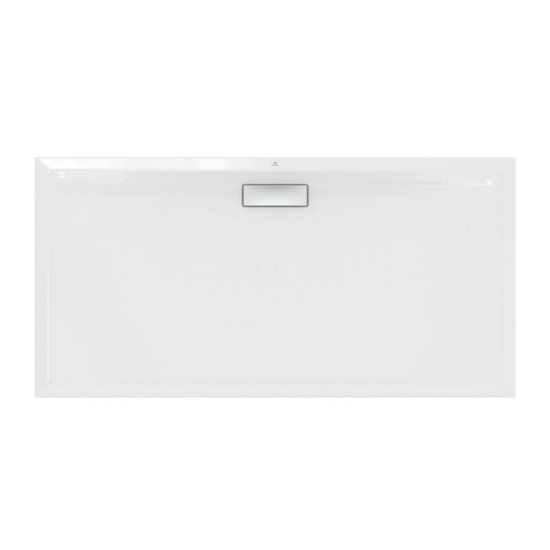 

Plato de ducha rectangular ULTRA FLAT NEW 1600 x 800 x 25 mm blanco STANDARD - Ideal