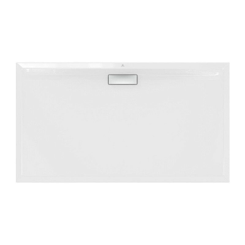 

Plato de ducha rectangular ULTRA FLAT NEW 1600 x 900 x 25 mm blanco STANDARD - Ideal