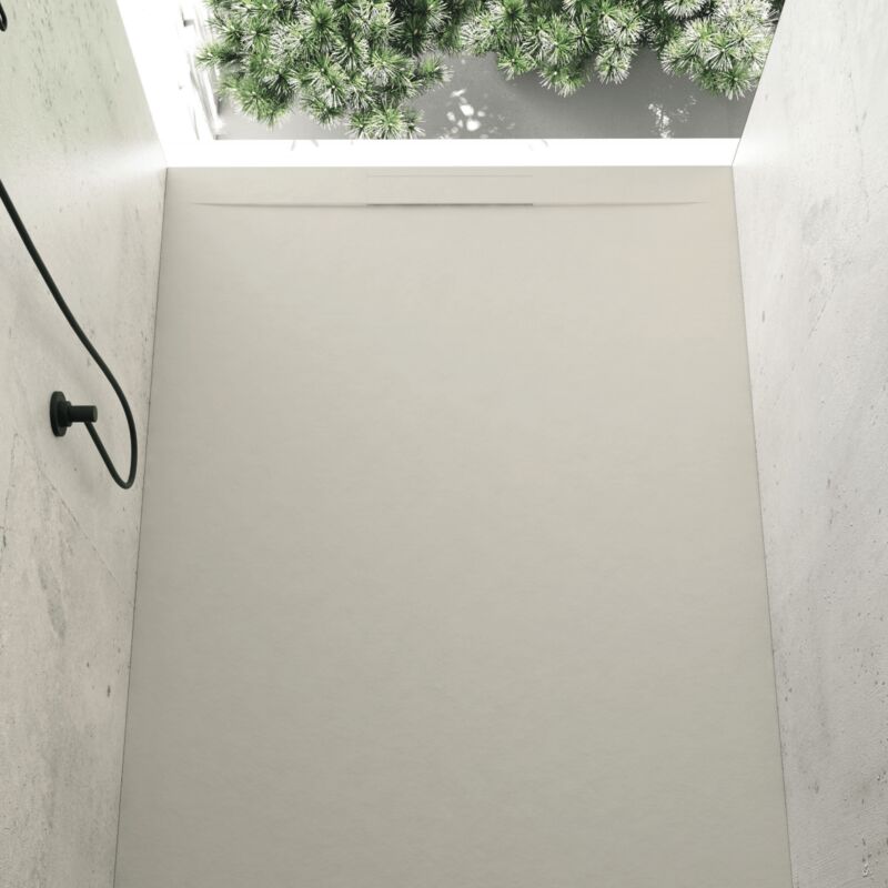 

Plato de ducha resina COVER CREMA 90x100cm
