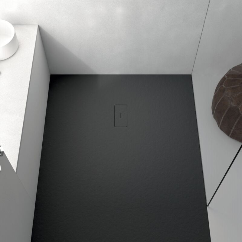 

Plato de ducha resina FUSION NEGRO 70x120cm