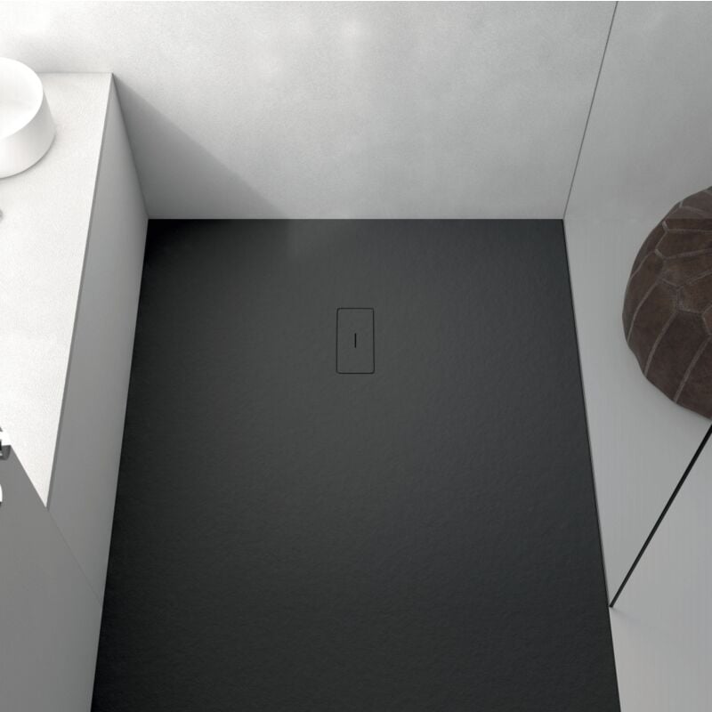 

Plato de ducha resina FUSION NEGRO 90x170cm