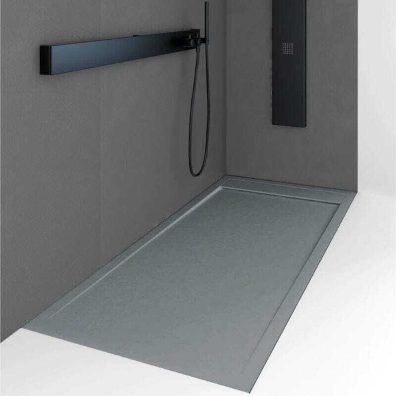 

Plato de ducha resina QUORE ANTRACITA 80x140cm