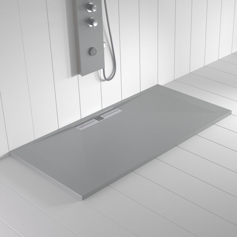 

Plato de ducha WIDE Gris 70x80 cm (Rejilla pintada)