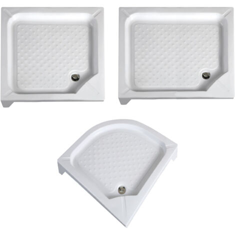 Plato de ducha semicircular Cm 80 X 80 - H 12,5
