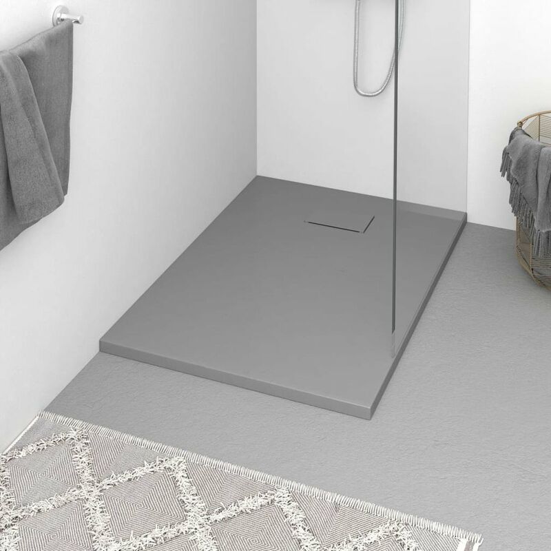

Plato de ducha SMC gris 100x70 cm