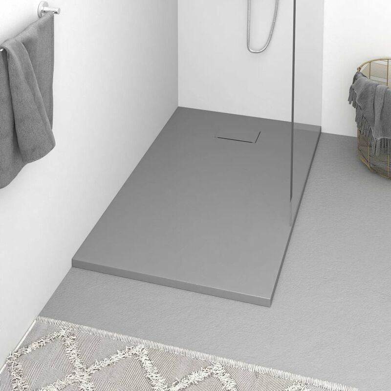 

Plato de ducha SMC gris 120x70 cm