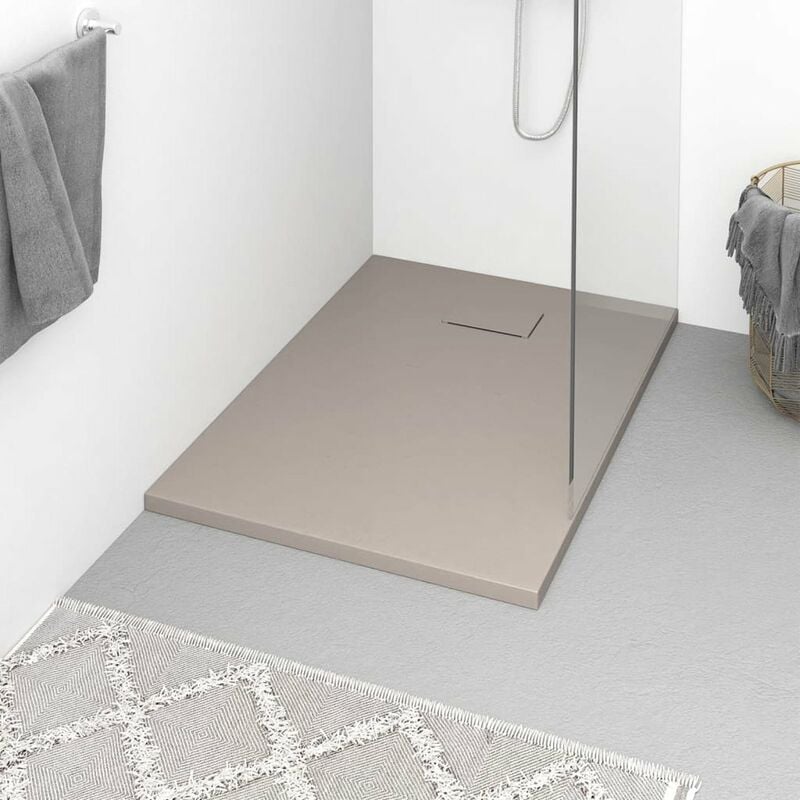 

Plato de ducha SMC marron 100x70 cm