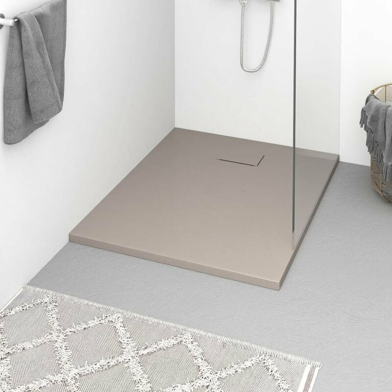 

Plato de ducha SMC marron 100x80 cm