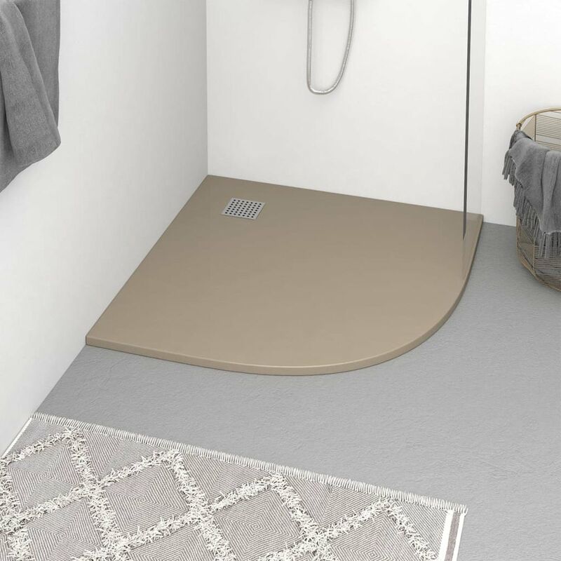 

Plato de ducha SMC marron 90x90 cm