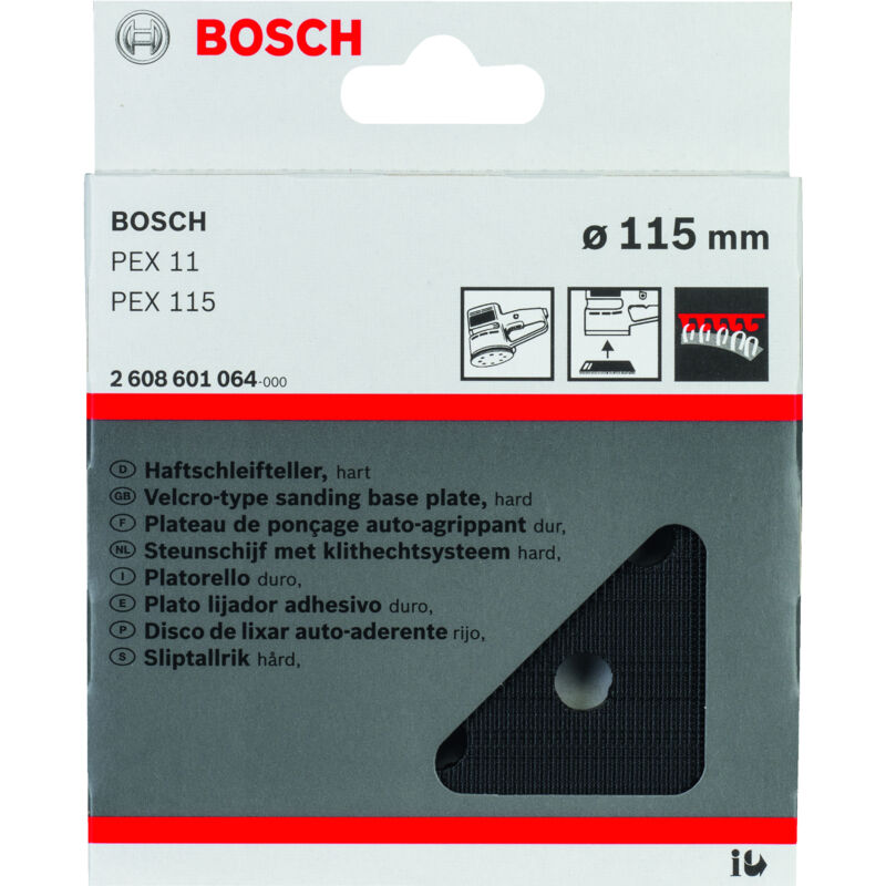 

2608601064 Plato lijador duro PEX 115 - Bosch