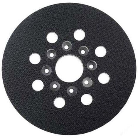 Plato de lijado y plato de soporte ZVD de 125 mm Plato de lijado Compatible con Bosch GEX 1251 AE, PEX 220 A, PEX 220 AE, Skil 7402/7490