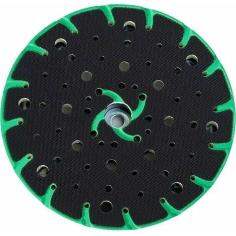 Plato de soporte de 150 mm con extracción de polvo - Rosca de conexión M8 - Repuesto para el plato de soporte Festool, compatible con lijadoras orbitales aleatorias de 150 mm