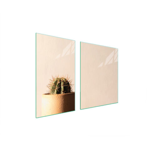 PLATO DE VIDRIO Y TABLA DE CORTAR 100x52 CACTUS
