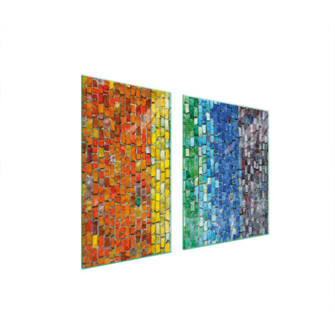 PLATO DE VIDRIO Y TABLA DE CORTAR 100x52 COLOR