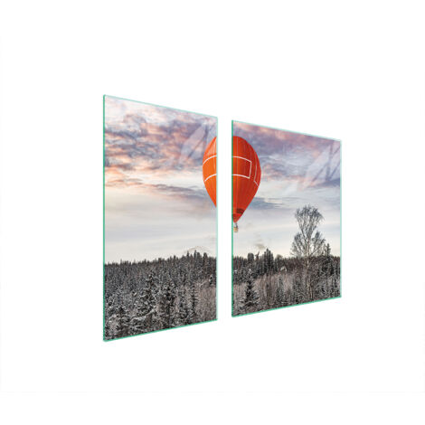 PLATO DE VIDRIO Y TABLA DE CORTAR 100x52 GLOBO
