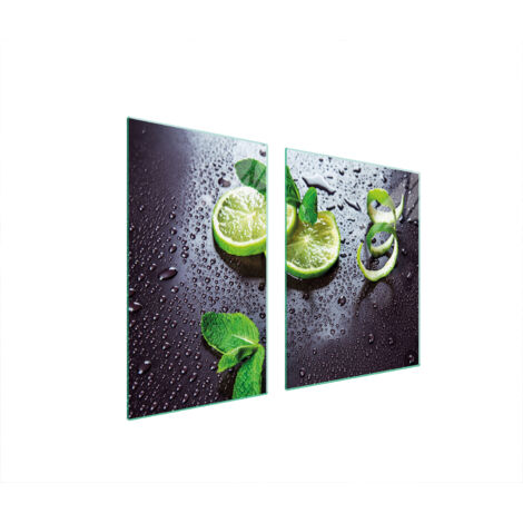 PLATO DE VIDRIO Y TABLA DE CORTAR 100x52 LIMA
